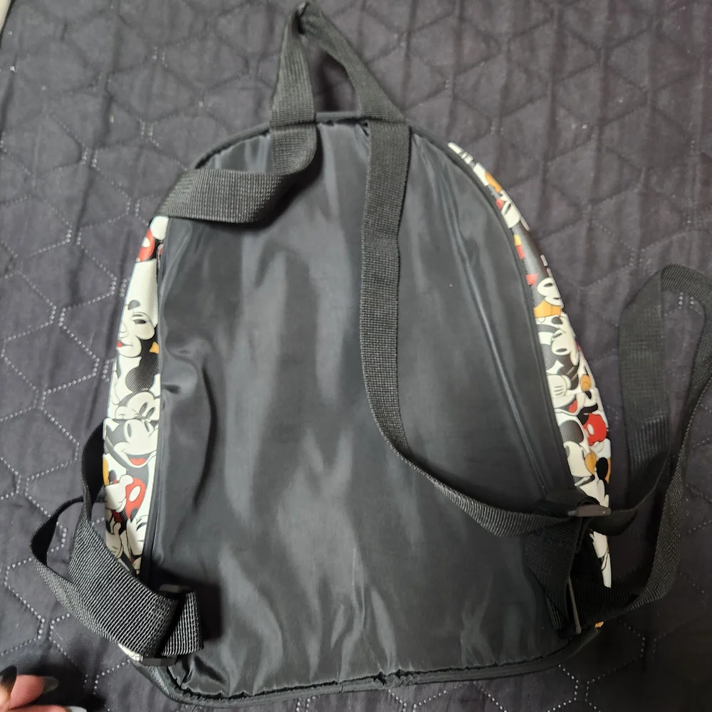 Mickey Mouse Patterned Backpack - Picture 2 of 3